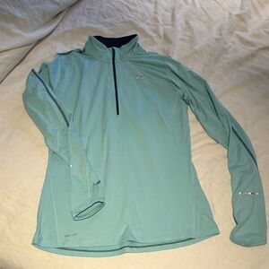 Nike Women's Aqua Long Sleeve Top